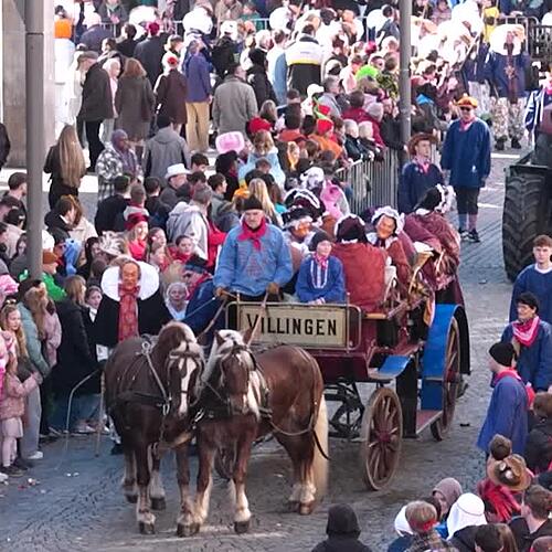 Großer Umzug in Villingen im Video