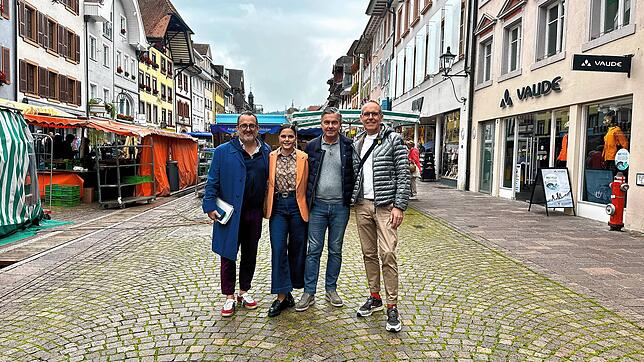 Thomas Wartner, Theresa und Karlheinz Renz und Ewald Zeilfelder (von links) stellen sich täglich den Herausforderungen der ...