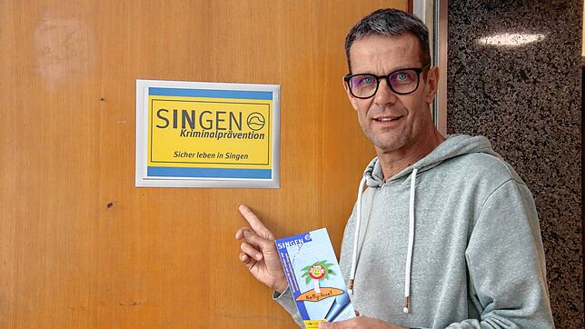 Wenn es um die Sicherheit in Singen geht, kann Marcel Da Rin von der Singener Kriminalprävention weiterhelfen. Aber was macht er genau?