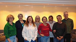 Der Vorstand der Chorgemeinschaft Oberlauchringen (von links): Ulrike Schlegel (Schriftführerin), Renate Bercher (Vorsitzende), Karin ...
