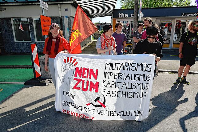 Bild 32: Gemeinsamer Protest am 1. Mai: So gingen Konstanzer und Kreuzlinger auf die Straße