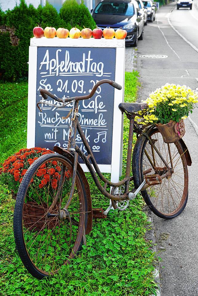 Bild 2: Tolle Bilder von der Apfelradlrunde in Markdorf