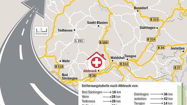 Bild : Bad Säckinger Gemeinderat ist noch bockig:<sup></sup>Keine Unterstützung für Zentralklinikstandort Albbruck