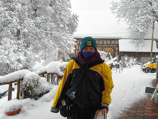 Bild 37: Schnee wohin das Auge reicht! So sieht es gerade im Raum Stockach aus