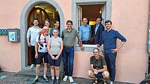Beim Pressegespräch der VHS Landkreis Konstanz sind mehrere Vertreter der Hochschule aus der Region dabei. Von links nach rechts, ...