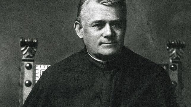 Pater Franziskus Maria vom Kreuz Jordan, Gründer der Salvatorianer. Das Bild entstand 1911 anlässlich der Approbation (Anerkennung, ...
