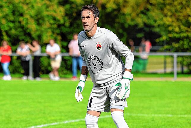 Christian Mendes Cavalcant, Torwart des TSV Singen, belegt den Platz zwei.