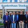 Krankenhaus-Geschäftsführer Michael Hanke, Werner Gaiser (Stellvertretender Vorsitzender Krankenhausförderverein), Bürgermeister ...