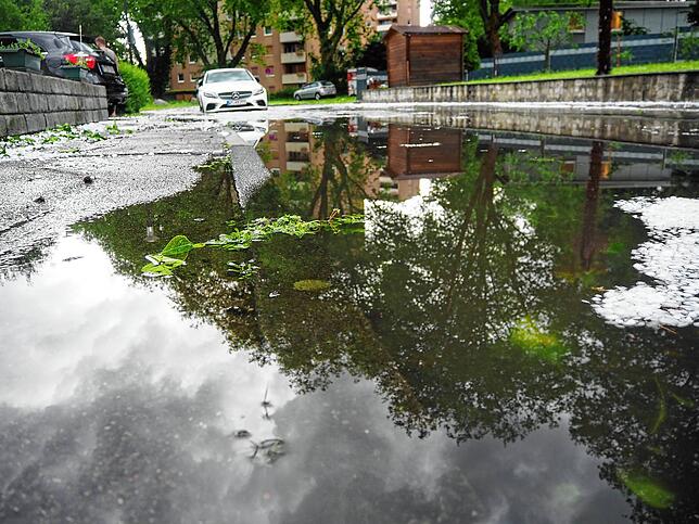 Bild 8: Hagelkörner groß wie Taubeneier! Bilder vom Unwetter am 1. Juni in Bad Säckingen - und den Schäden