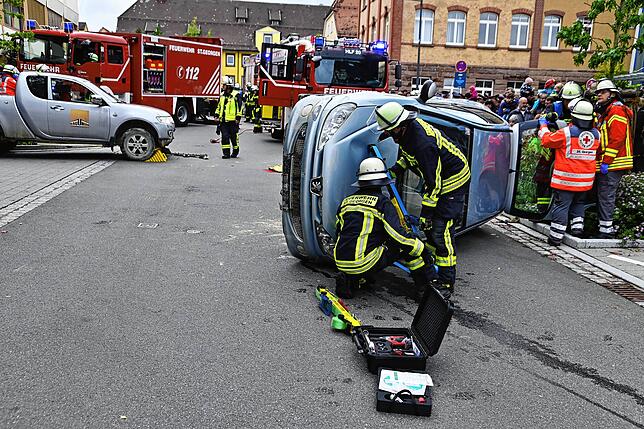 Bild 13: Bilder von der Hauptprobe der Feuerwehr St. Georgen
