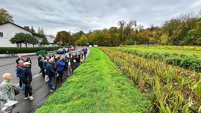 Die Kommission des Petitionsausschusses des Landtags Baden-Württemberg besah sich gemeinsam mit Petenten und Mitgliedern der ...