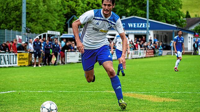 Seine Tore sind gefragt: 18 Treffer erzielte Christoph Baschnagel in dieser Saison schon für den FC Weizen. Am Sonntag beim SV Rheintal ...