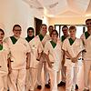 Sie arbeiten mit viel Einsatz im Helios: Harjeet Sandhu, Bettina Reis, Zeinab Al Kanani, Josefine Nord, Claudia Munk, Andrea Semrau, ...
