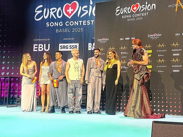 Bild 11: Alle Bilder zur „MET-Gala Europas“ in Basel: So präsentieren sich die ESC-Acts bei der Eröffnungszeremonie