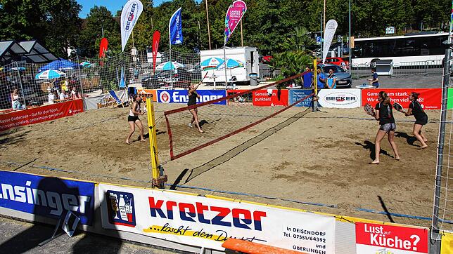 Wortwörtlich auf Sand gebaut ist diese Arena im Herzen von Überlingen.