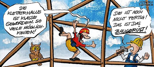 Bild 3: Das Jahr 2021 in zwölf Karikaturen