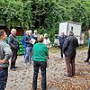 Auf Einladung von Sven Martin, Vorsitzender der Bürgervereinigung Allmannsdorf-Staad (mit Zettel), kamen Bürger und Stadträte in der ...
