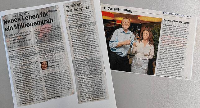 „Neues Leben für Millionengrab“: Der SÜDKURIER berichtete im Jahr 2013 über das defizitäre Quartierszentrum und über den neuen Pächter ...