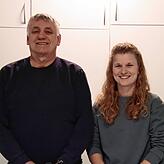 Tierarzt Wolfgang Gabrin und seine Nachfolgerin Sara Zbick.
