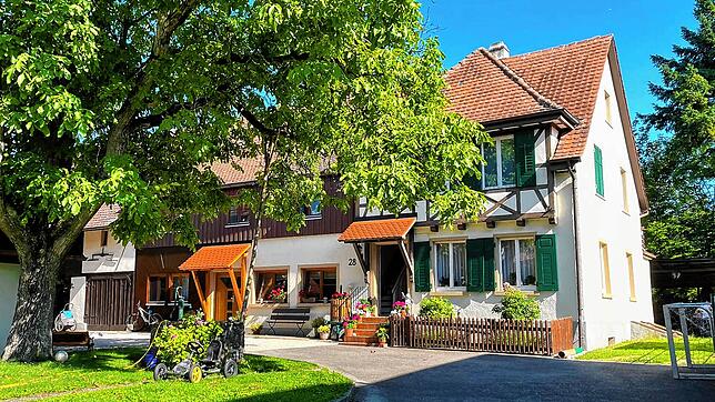 Noch gibt es in der Ortsmitte Hödingens das dörfliche Idyll. &bdquo;Der Charakter des gewachsenen und in Teilen historischen Dorfkerns ...