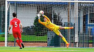 Flieger beim FC Tiengen 08: Daniel Janke – hier ein Archivbild aus der Saison 2022/23 – spielt seit der Winterpause wieder am ...