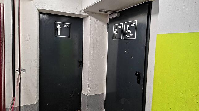 Mit der Schunote drei wird die Anzahl der öffentlichen Toiletten – wie hier im Parkhaus Stadtmitte – bewertet.