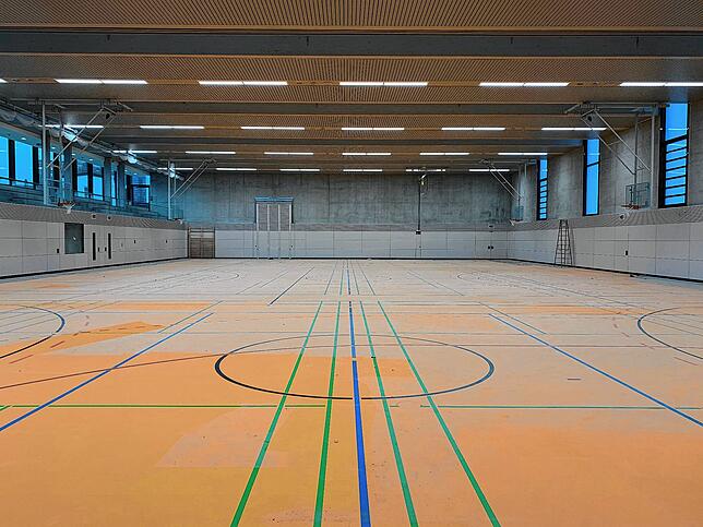 Die neue Sporthalle in Fischbach wird 2021 eröffnet.