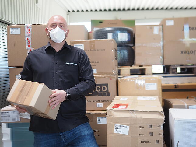 Simon Kühn ist Inhaber von „My Paketshop“ in Bad Säckingen. Vor fünf Jahren, Mitte März 2020, wurde Corona auch für ihn ein Riesenthema.