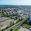 Im kommenden Jahr soll hier der Spatenstich erfolgen: Diese Archivaufnahme zeigt das Areal aus der Luft.