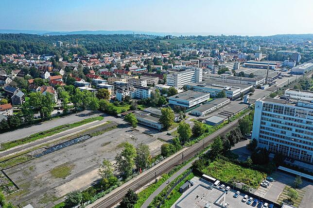 Im kommenden Jahr soll hier der Spatenstich erfolgen: Diese Archivaufnahme zeigt das Areal aus der Luft.