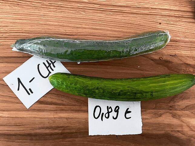 Bild 3: SÜDKURIER-Testkauf Teil II: Preise für Lebensmittel in Deutschland und der Schweiz nähern sich an