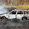 Auf der B31-neu brannte am Gründonnerstag ein Auto.