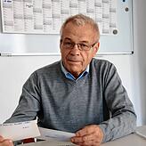 Walter Hiller bei einem Interviewtermin in der SÜDKURIER-Redaktion im Jahr 2017.
