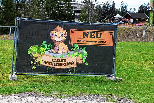 Ab September wird hier ein neuer Kinderspielplatz „Carlos Abenteuerland“ mit zahlreichen Klettermöglichkeiten entstehen.