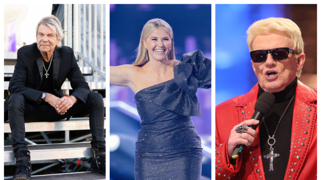 Matthias Reim, Beatrice Egli und Heino (von links) haben 2024 einiges erlebt. Wir werfen einen Blick zurück auf das Jahr der Schlagerstars.