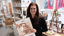 Nathalie Jonscher hat als Künstlerin ihre Motive in der Villinger Fasnet gefunden und mit verschiedenen Bildern auch einen Kalender ...