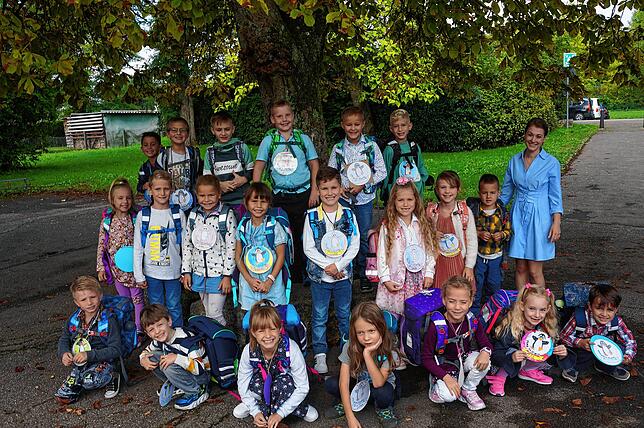 21 Kinder, 9 Mädchen und 12 Jungen, besuchen künftig die Klasse 1c der Hebelschule in Luttingen. Schulanfänger der Stadtteile Luttingen, ...