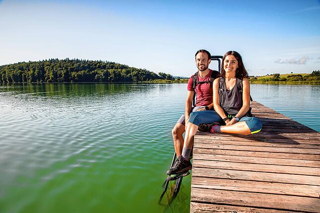 Rina Sefa und Jens Kluzik vom SÜDKURIER sind die Wanderung für Sie abgelaufen.