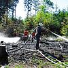Feuerwehreinsatz im Wald: 65 Feuerwehrmänner löschten 2008 einen Waldbrand bei Rippolingen. In den Landkreisen Waldshut und Lörrach ist ...