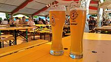 Die Halbe kostet auf dem Seehasenfest in diesem Jahr 6 Euro.