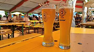 Die Halbe kostet auf dem Seehasenfest in diesem Jahr 6 Euro.