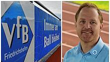 Tritt nach zweieinhalb Jahren nicht mehr zur Wiederwahl an: Noch-Präsident des VfB Friedrichshafen Jochen Benz (rechts). Links zu sehen: ...