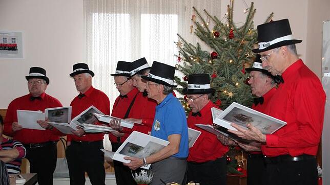 Die Walder Christbaumlober kamen kürzlich auch zum Adventscafé nach Kappel. Von links: Anton Hübschle, Fidelis Krall, Hubert Fink, Klaus ...