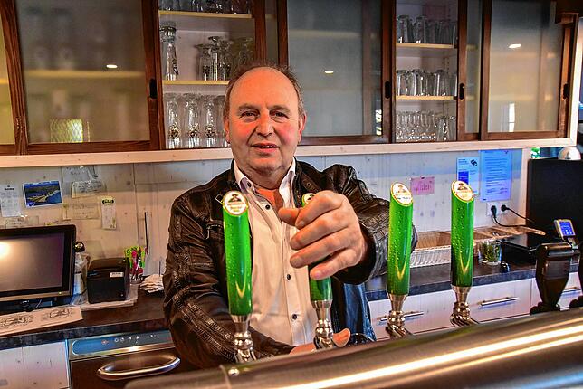Georg Wentz, Betreiber „De Engel“ in Brigach, auf einem Bild aus dem Dezember 2019.