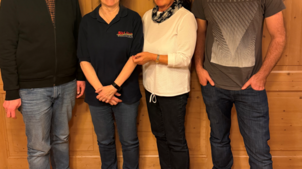 Wiedergewählt wurden der Vorsitzende Kevin Schneider, Kassiererin Gabriele Rebmann, Kassenprüferin Elvira Tröndle und der Vorsitzende ...