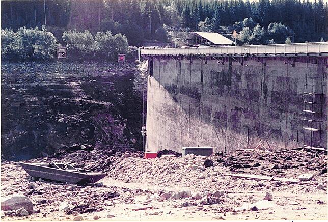 Bild 8: Faszinierende Bilder: so sah der leere Schluchsee 1983 aus