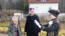 Bild : Erster Halt nach 50 Jahren! Bilder von der Eröffnung des Haltepunktes Zizenhausen