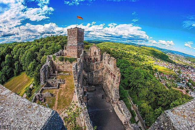 Die Burgruine Rötteln bei Lörrach ist ein beliebtes Ausflugsziel am Hochrhein.
