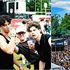 Till Panhans (Mitte) mit seinen Freunden Sven und Jeremy. Der Reporter der SÜDKURIER Pop-Up-Redaktion fragt sich, wie studentisch das ...