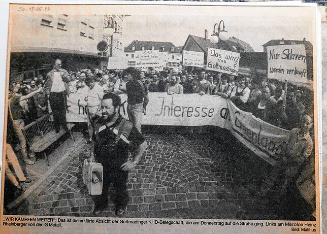 Am 18. Jun 1988 berichtete der SÜDKURIER über das dunkelste Kapitel der Firma Fahr. Mit Protesten und dem IG-Metall-Bevollmächtigten ...
